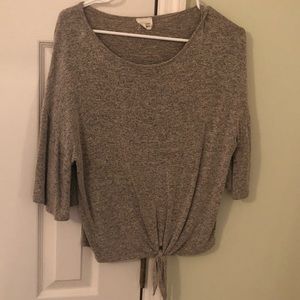 Grey Blouse Size Medium